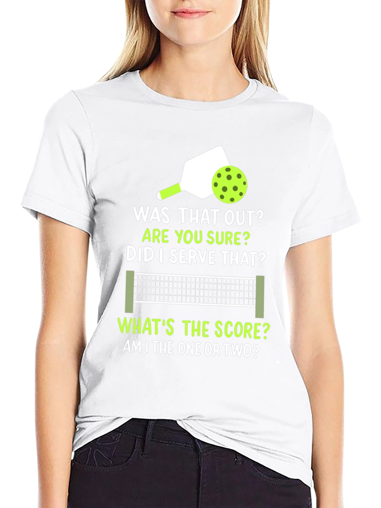 Pickleball T-Shirt: Was That Out? Funny Sports Tee