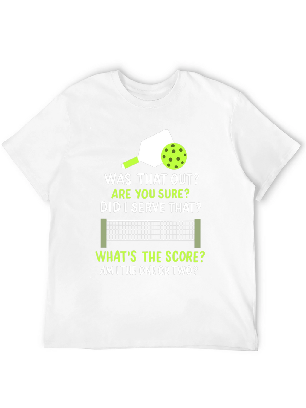Pickleball T-Shirt: Was That Out? Funny Sports Tee