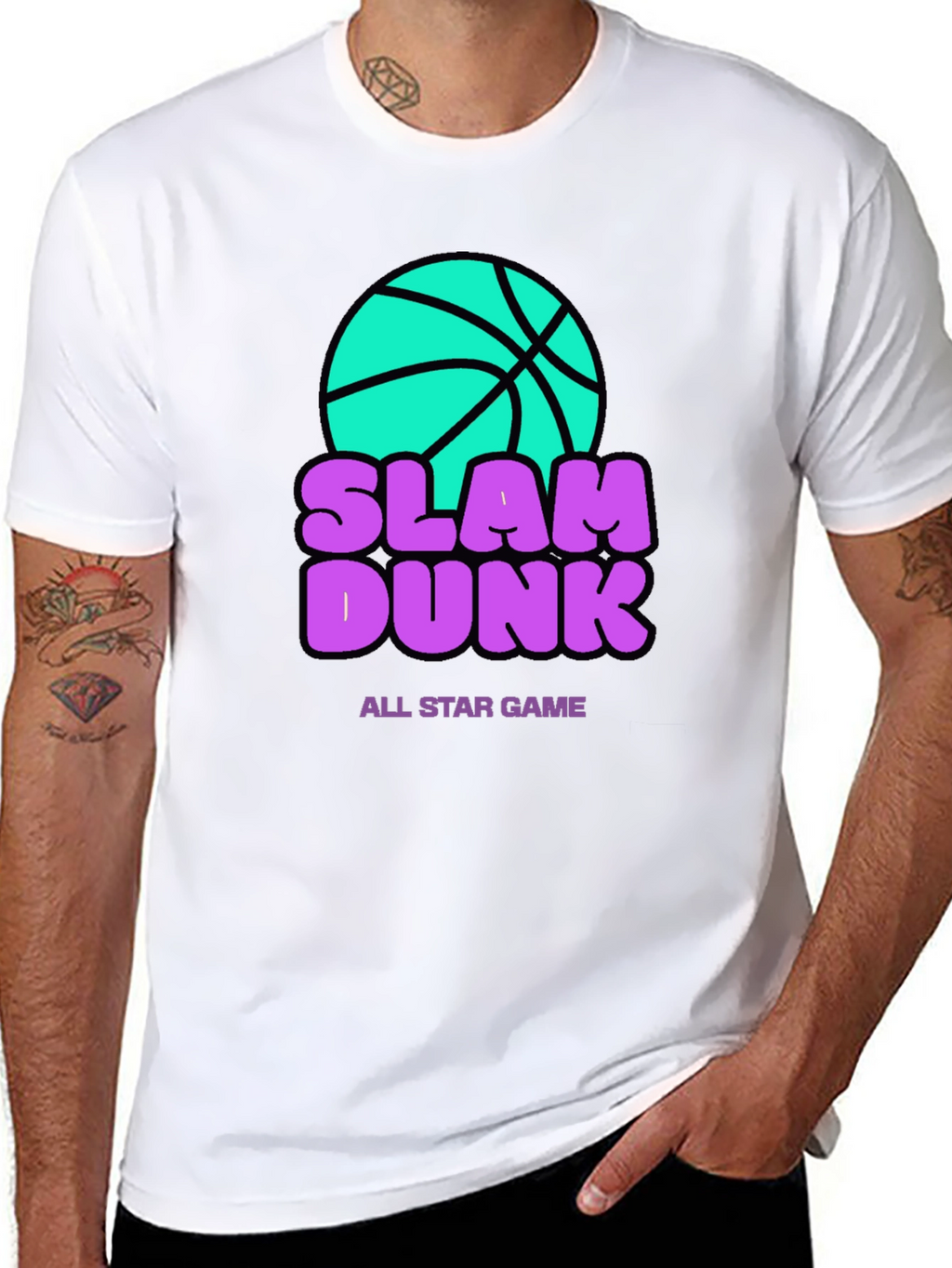 Slam Dunk All Star Game Black T-Shirt