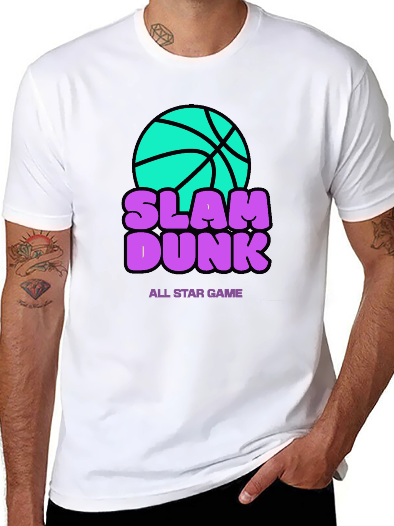Slam Dunk All Star Game Black T-Shirt