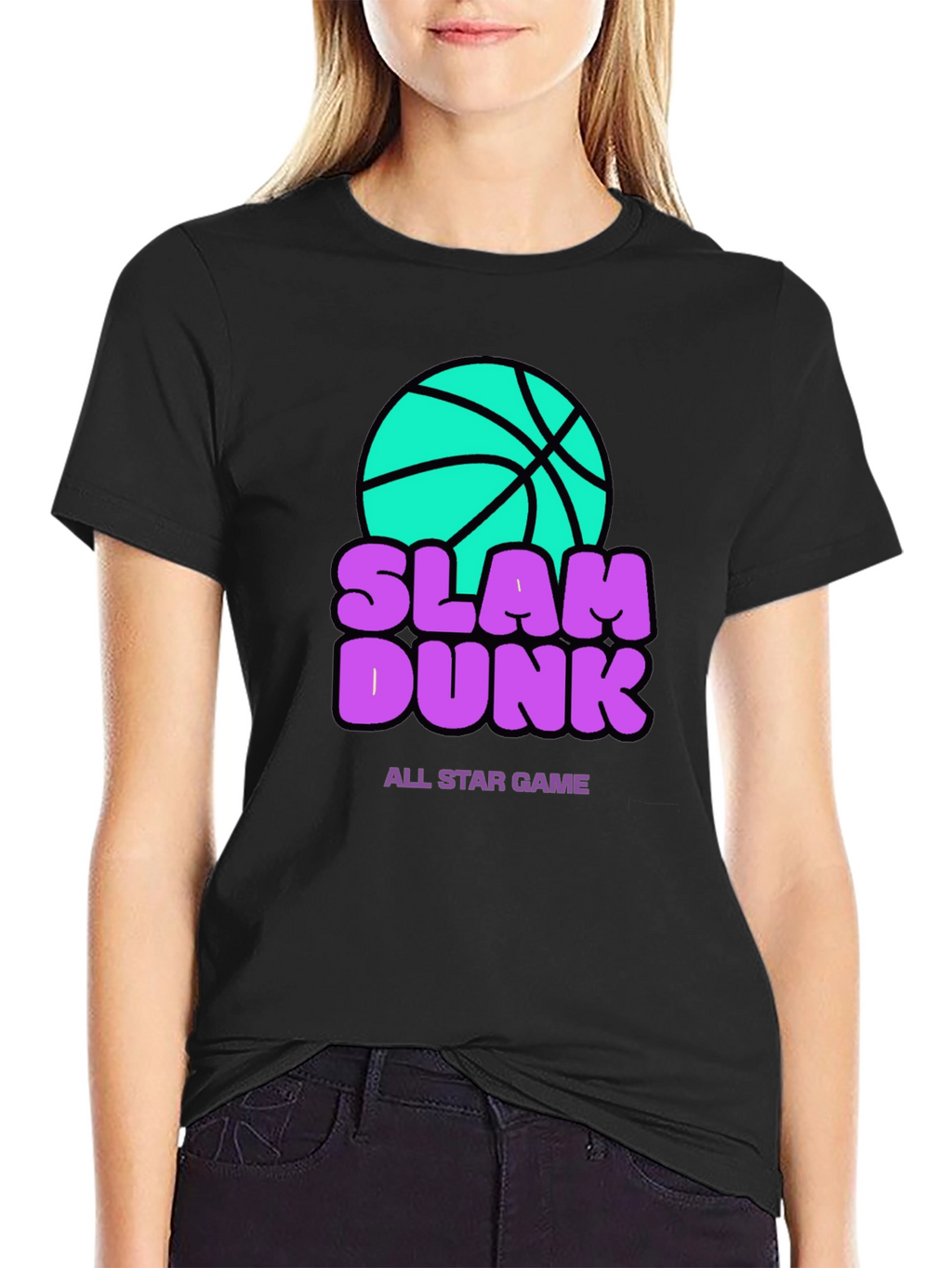 Slam Dunk All Star Game Black T-Shirt