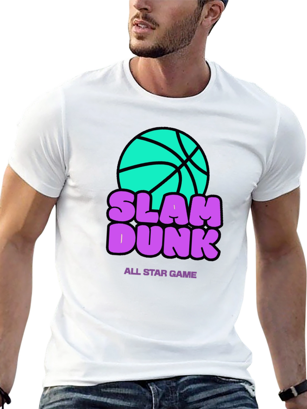Slam Dunk All Star Game Black T-Shirt