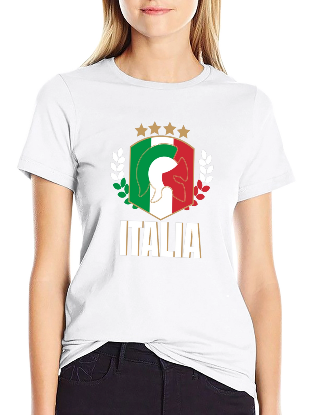 Italia T-Shirt Black Italian Pride