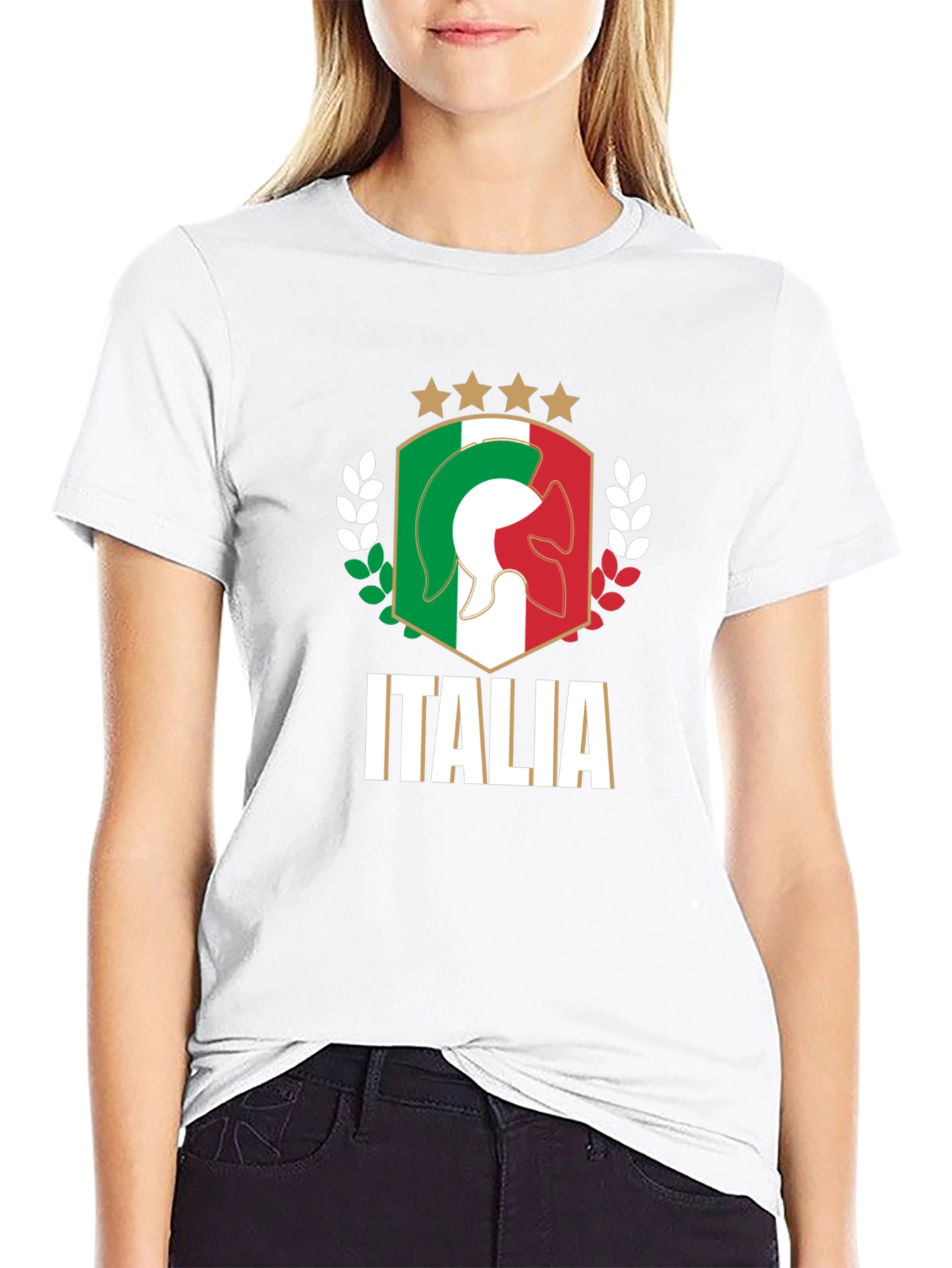 Italia T-Shirt Black Italian Pride