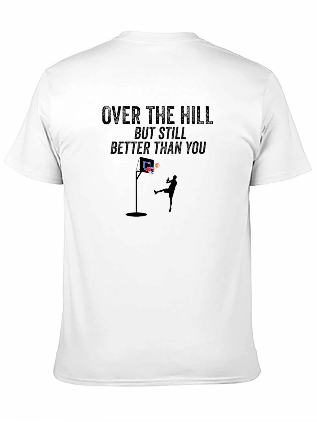Over The Hill Basketball Graphic T-Shirt