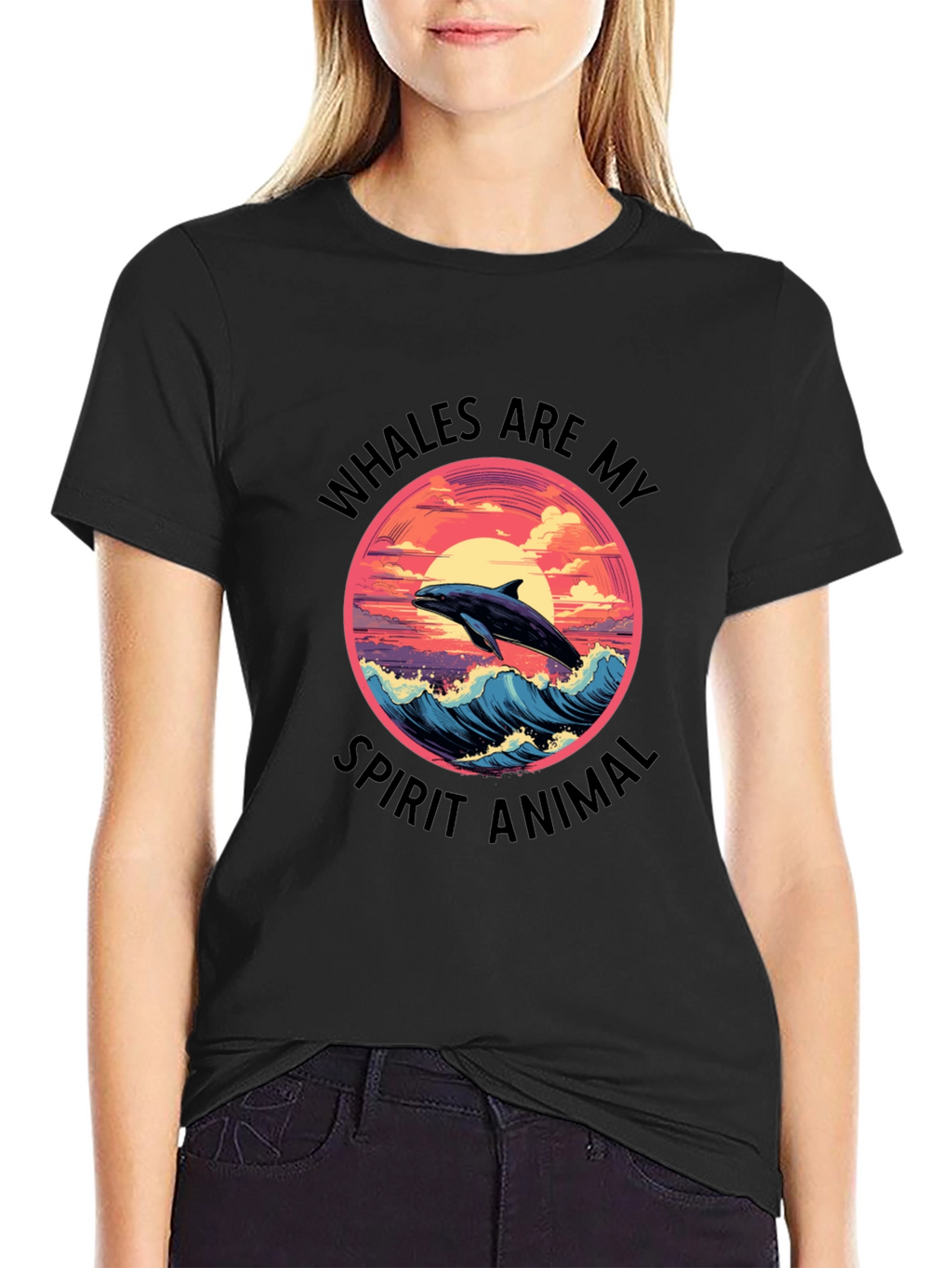 Whales Are My Spirit Animal Graphic Tee