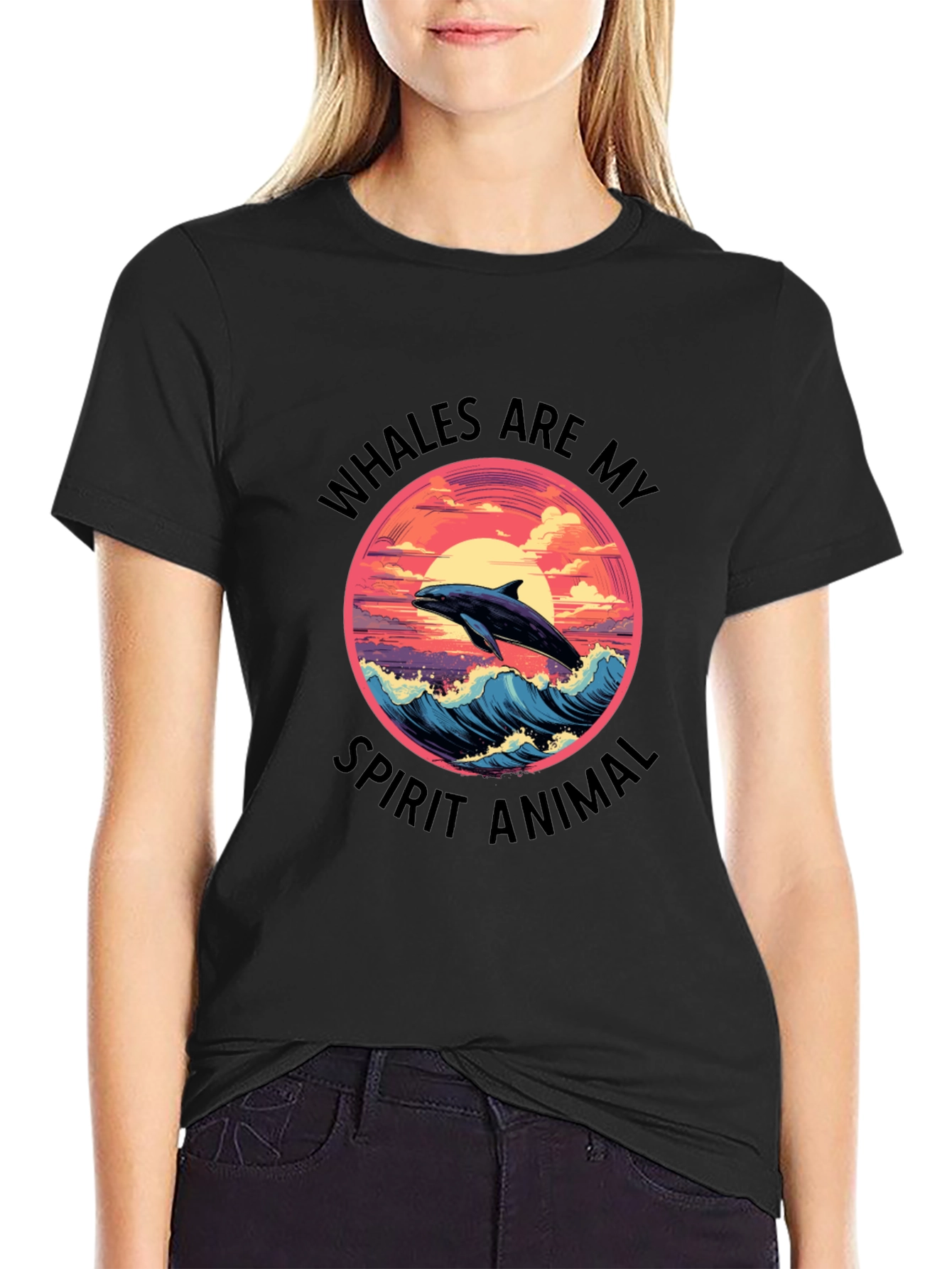 Whales Are My Spirit Animal Graphic Tee