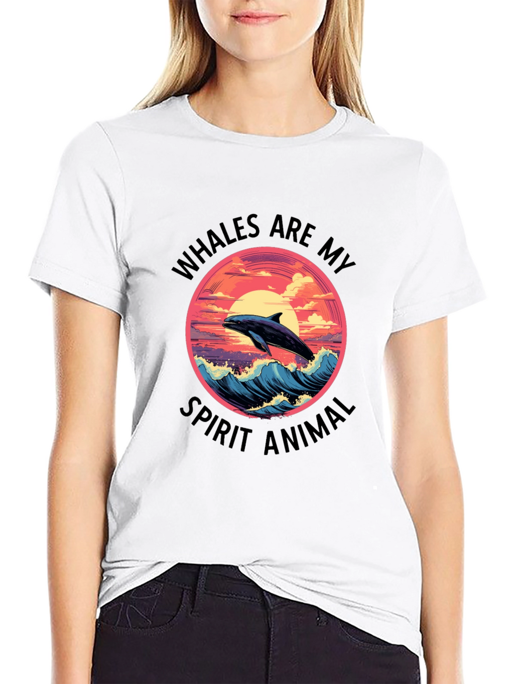 Whales Are My Spirit Animal Graphic Tee