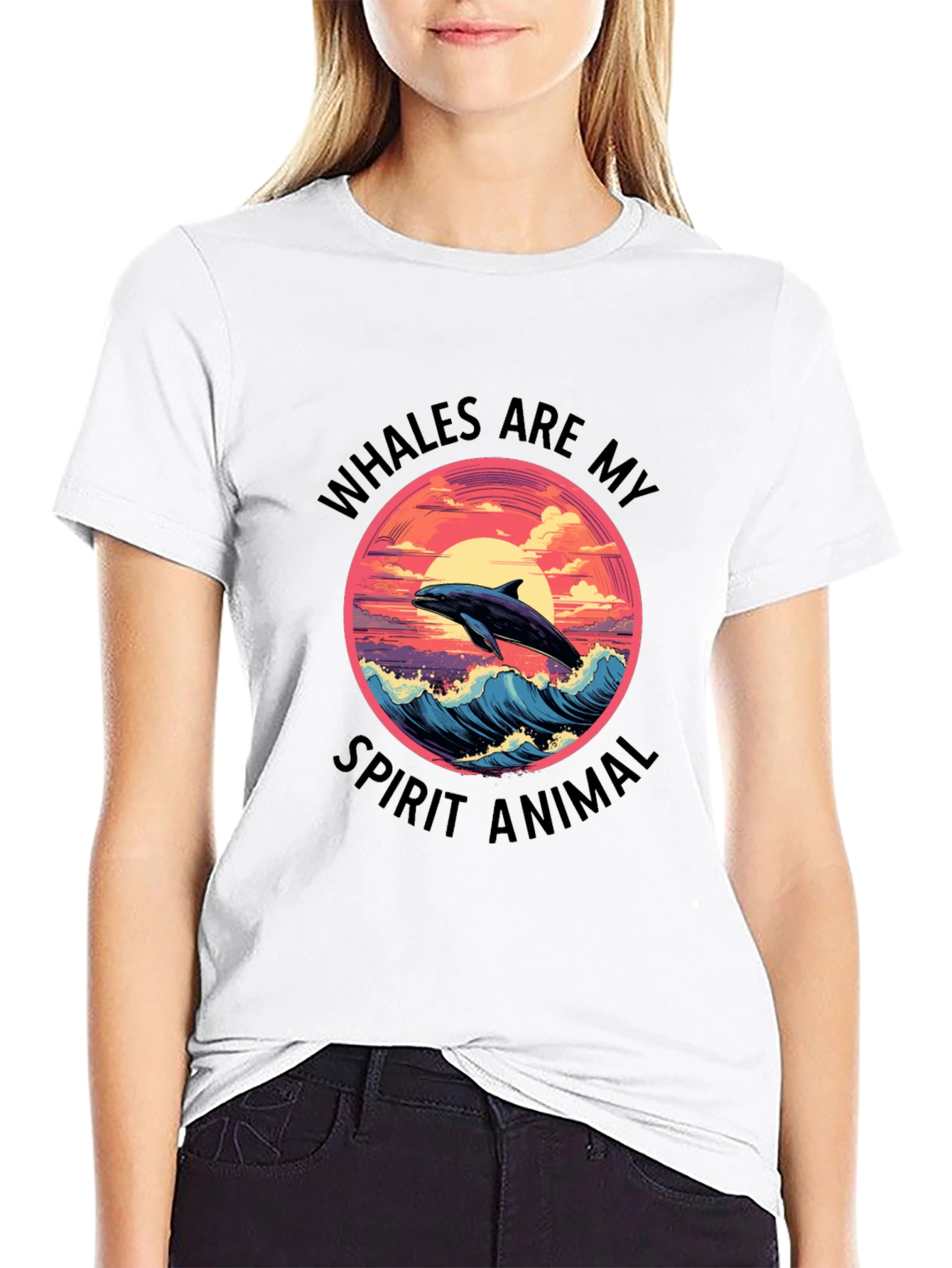 Whales Are My Spirit Animal Graphic Tee