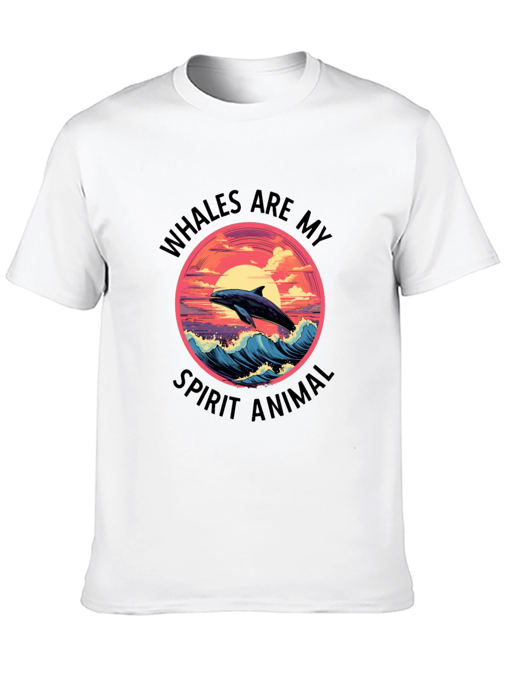 Whales Are My Spirit Animal Graphic Tee