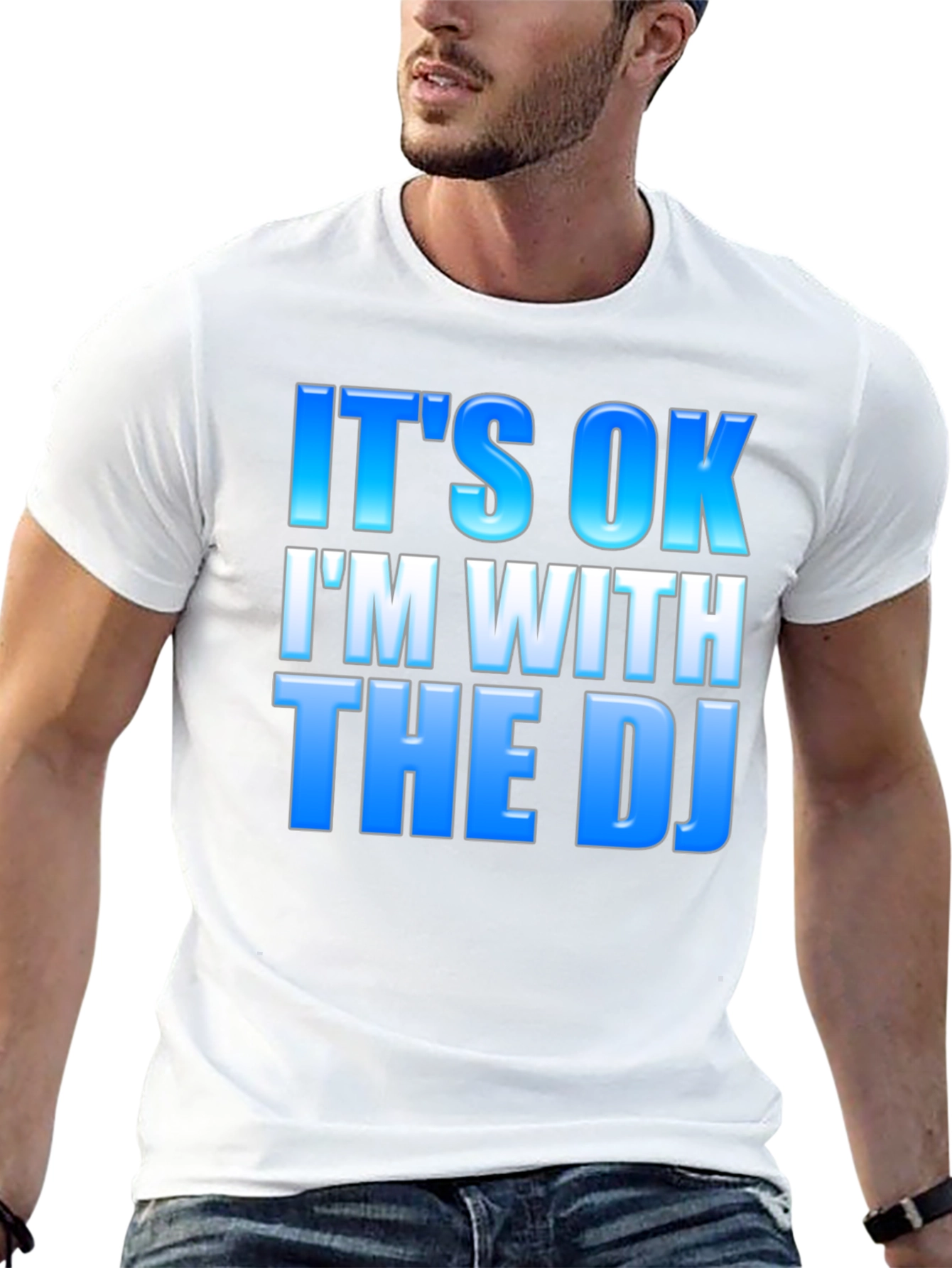 Its OK Im With The DJ - Black T-Shirt