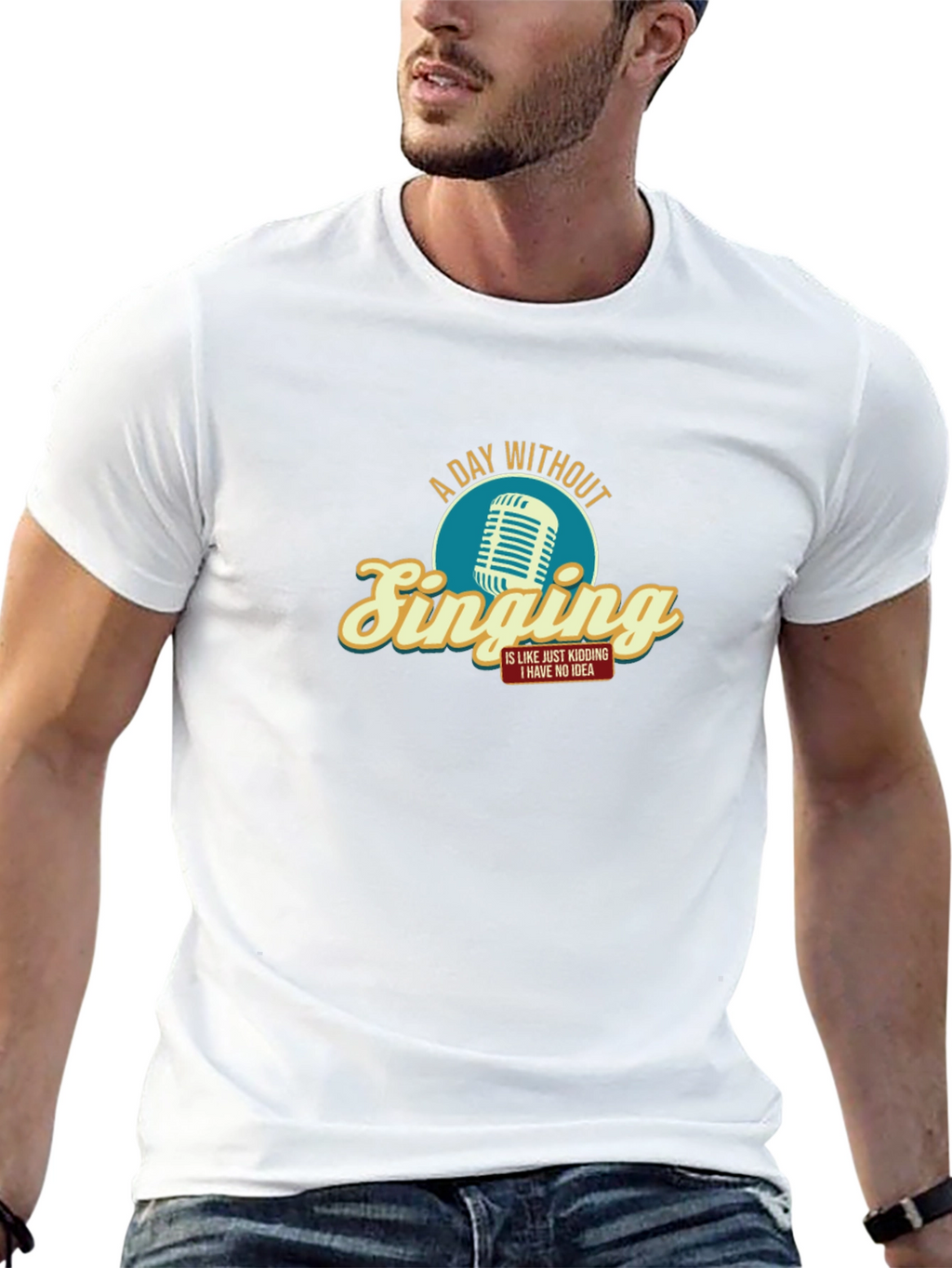 A Day Without Singing - Graphic T-Shirt