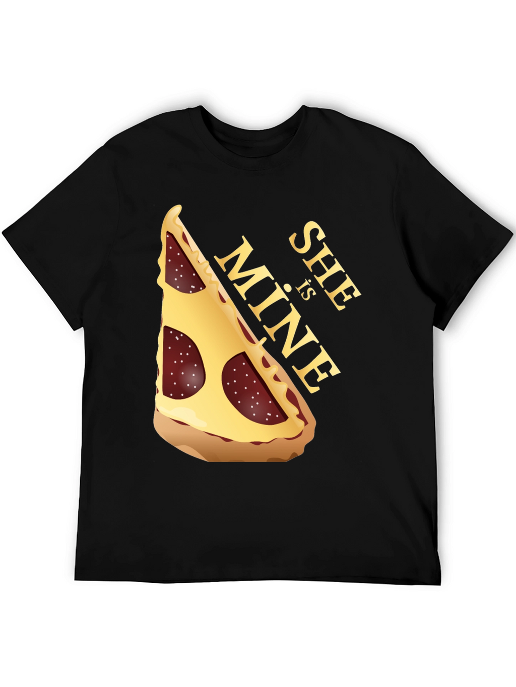 Pizza Slice Graphic Tee - She is MINE
