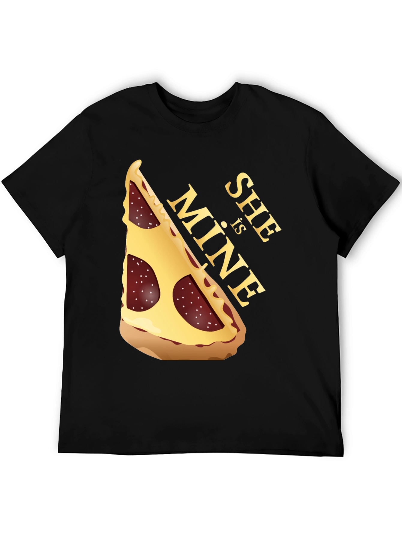 Pizza Slice Graphic Tee - She is MINE