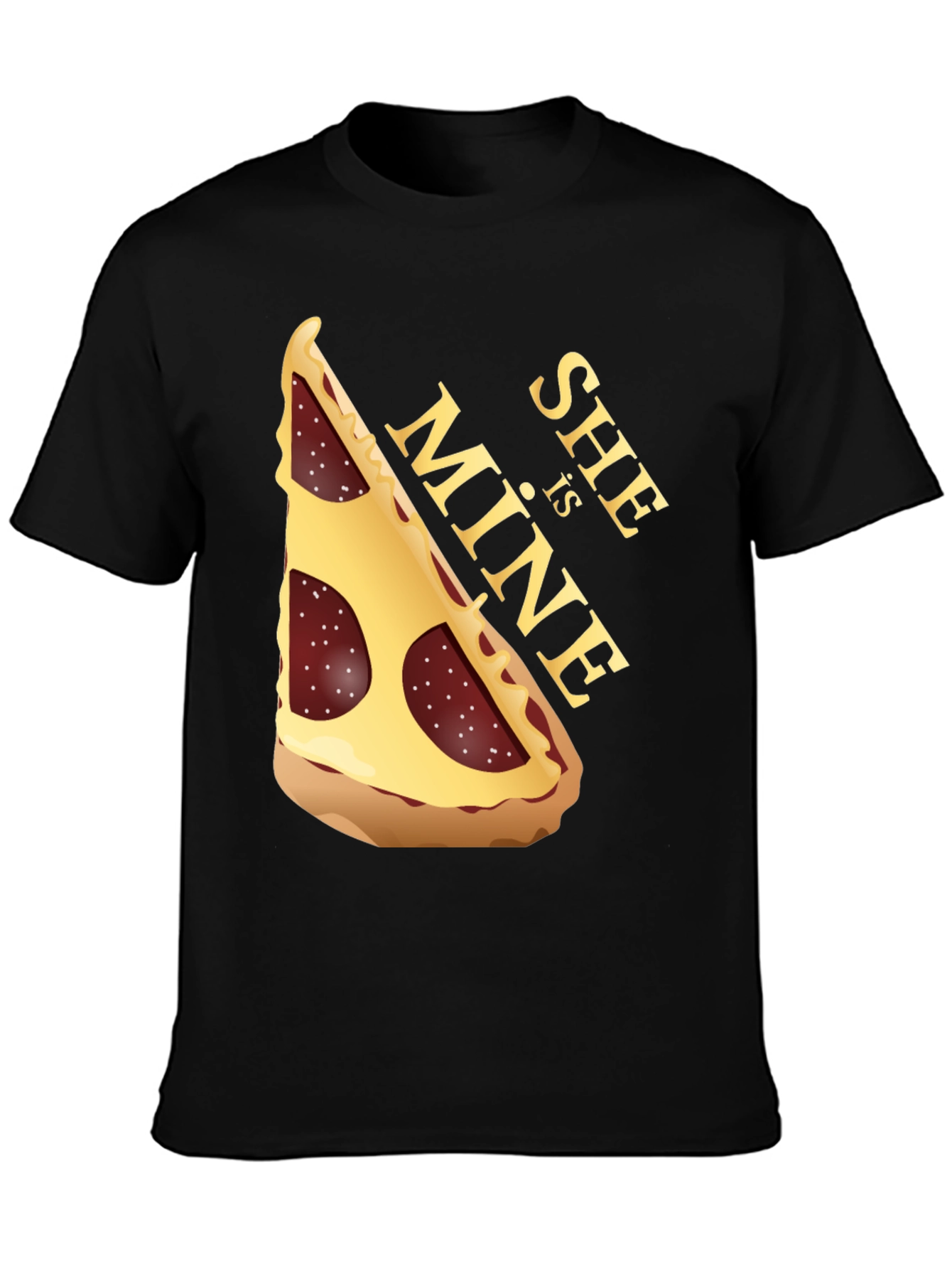Pizza Slice Graphic Tee - She is MINE