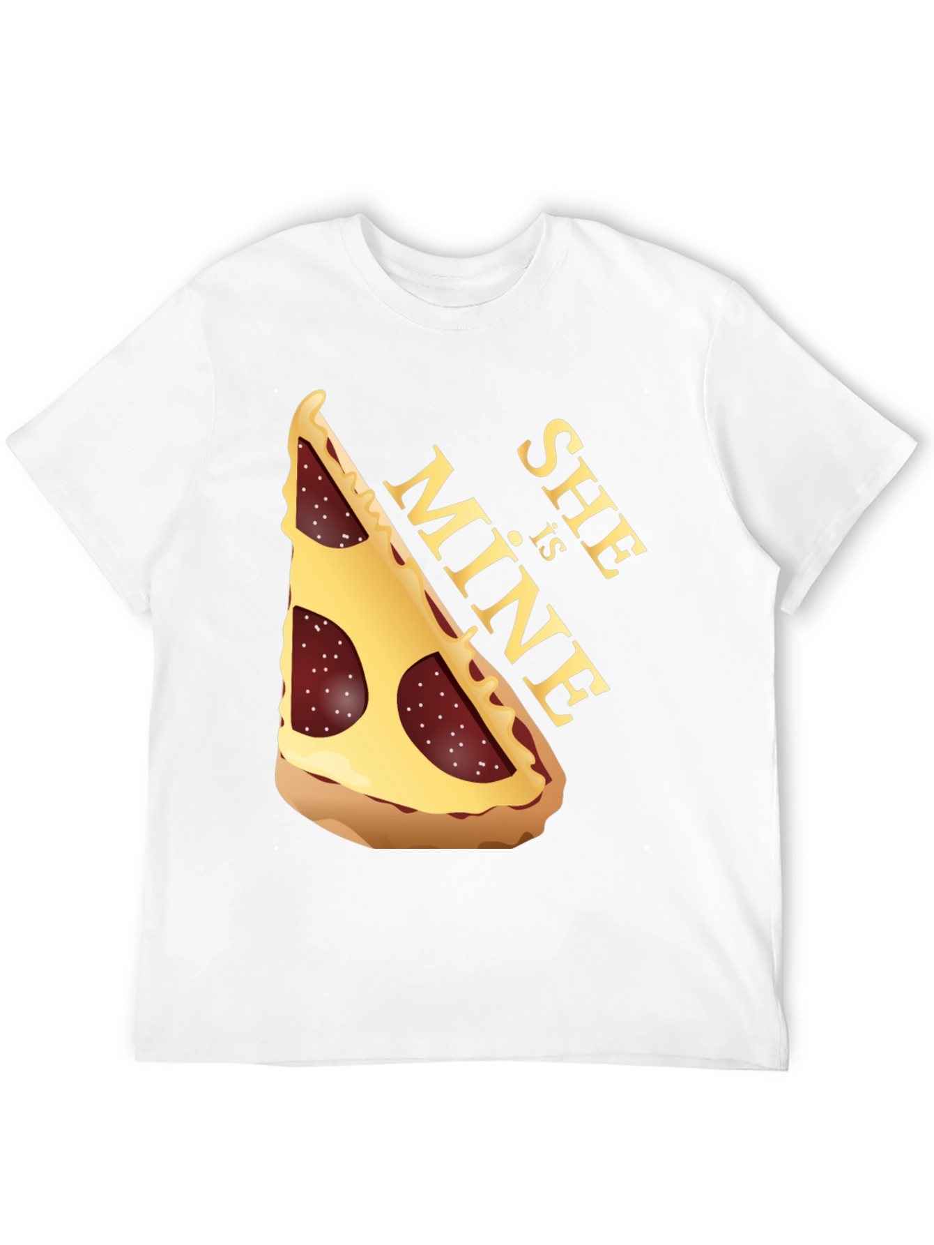 Pizza Slice Graphic Tee - She is MINE