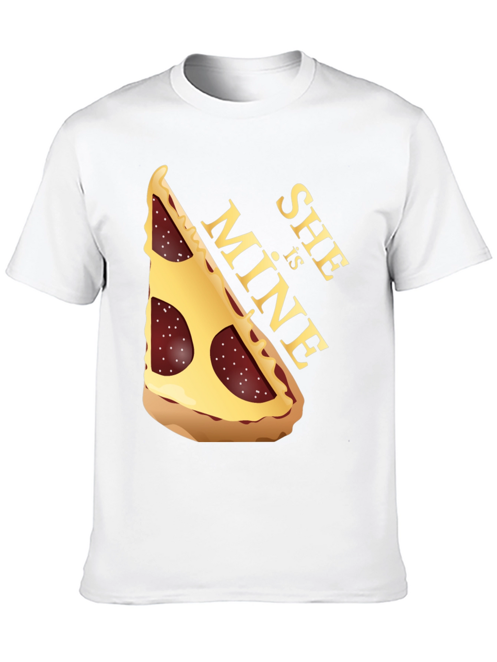 Pizza Slice Graphic Tee - She is MINE