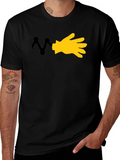 Cartoon Hand Graphic T-Shirt
