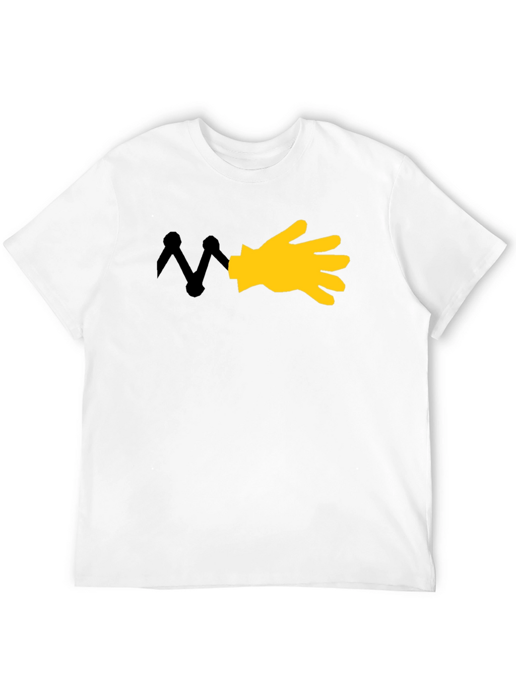 Cartoon Hand Graphic T-Shirt