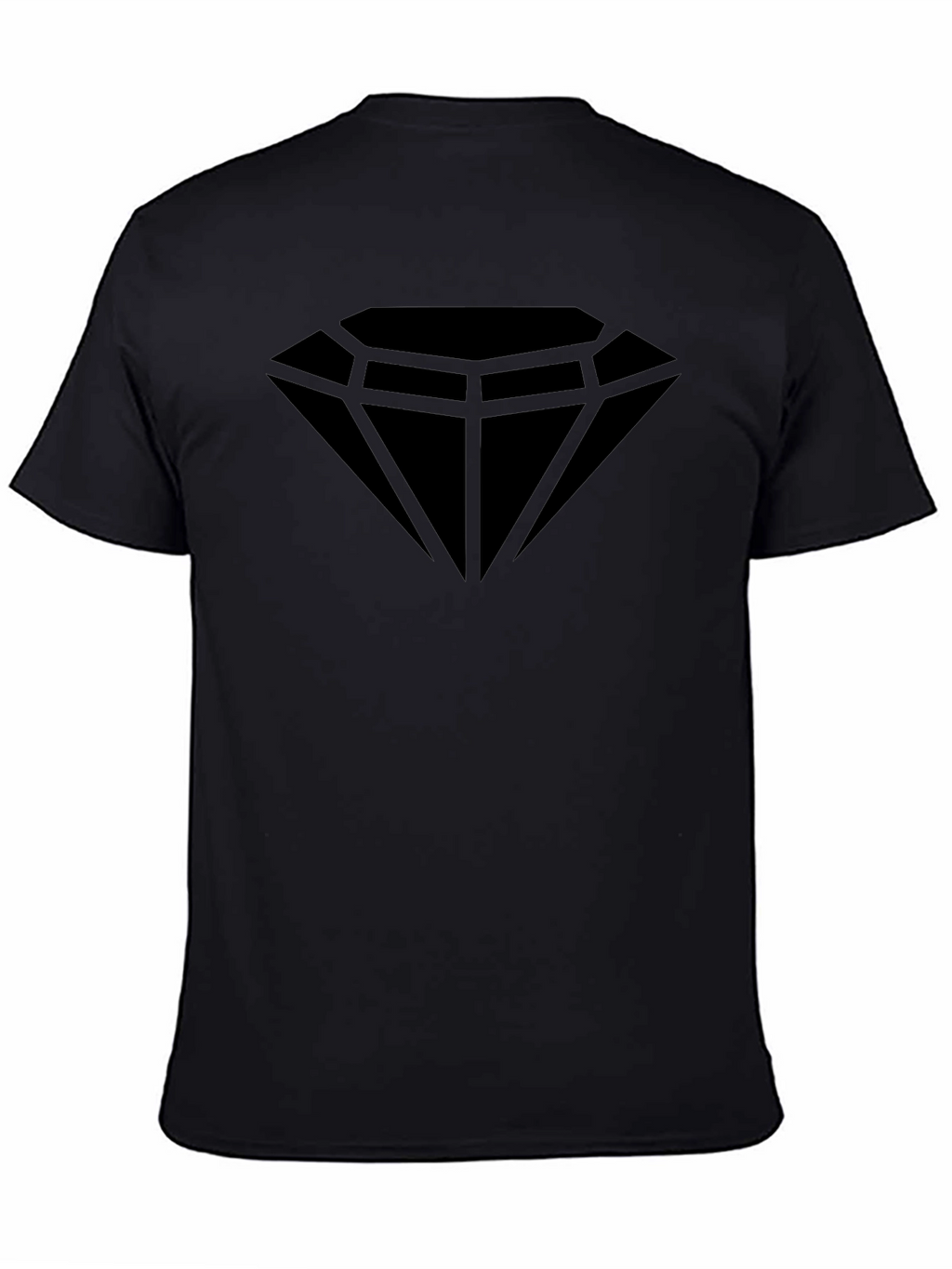Mens Black Diamond Graphic Tee - Stylish & Casual