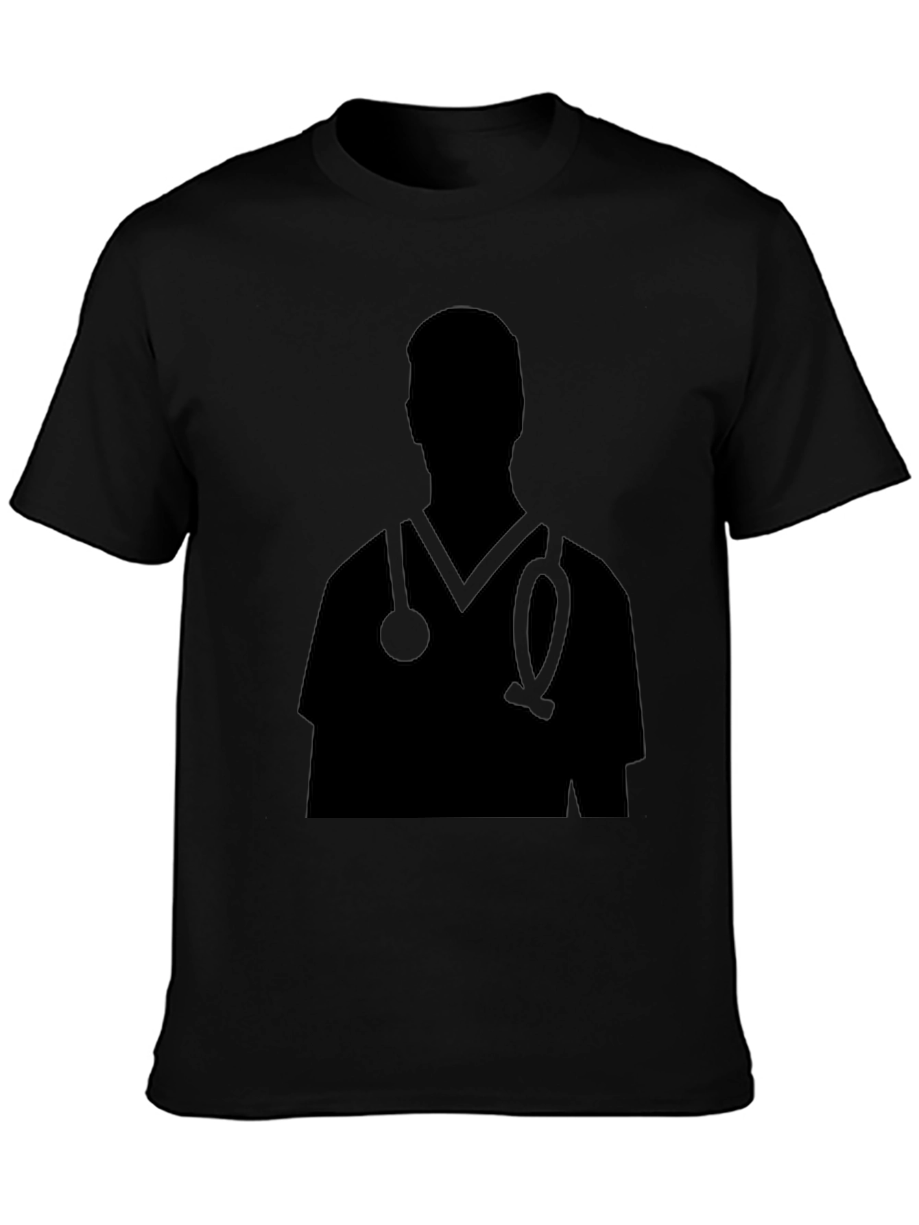 Doctor Silhouette Graphic Tee - Modern Style