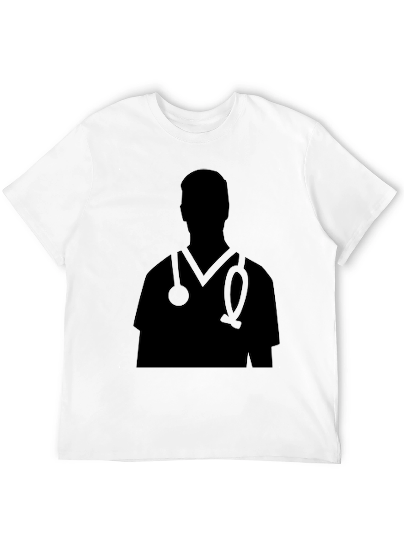 Doctor Silhouette Graphic Tee - Modern Style