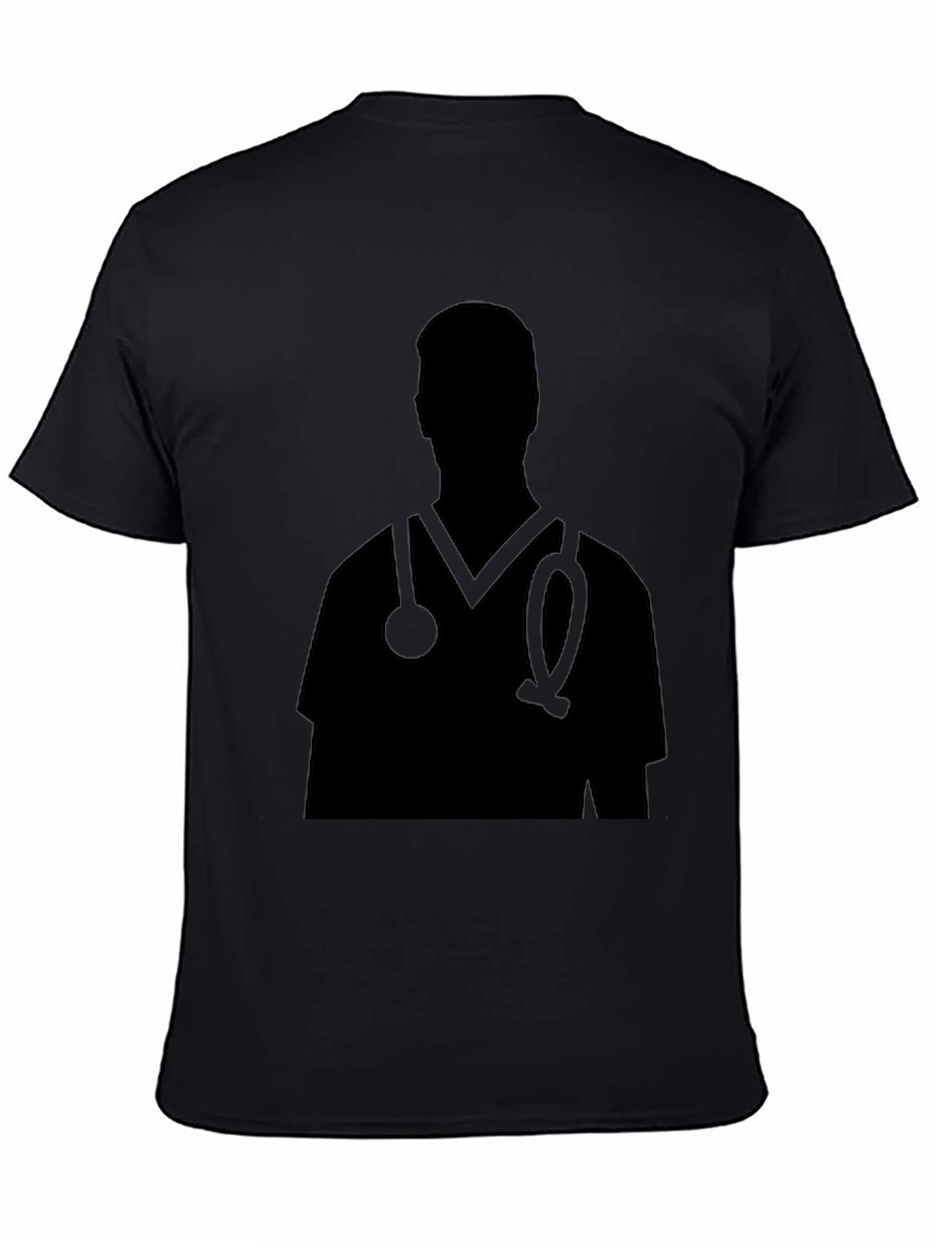 Doctor Silhouette Graphic Tee - Modern Style