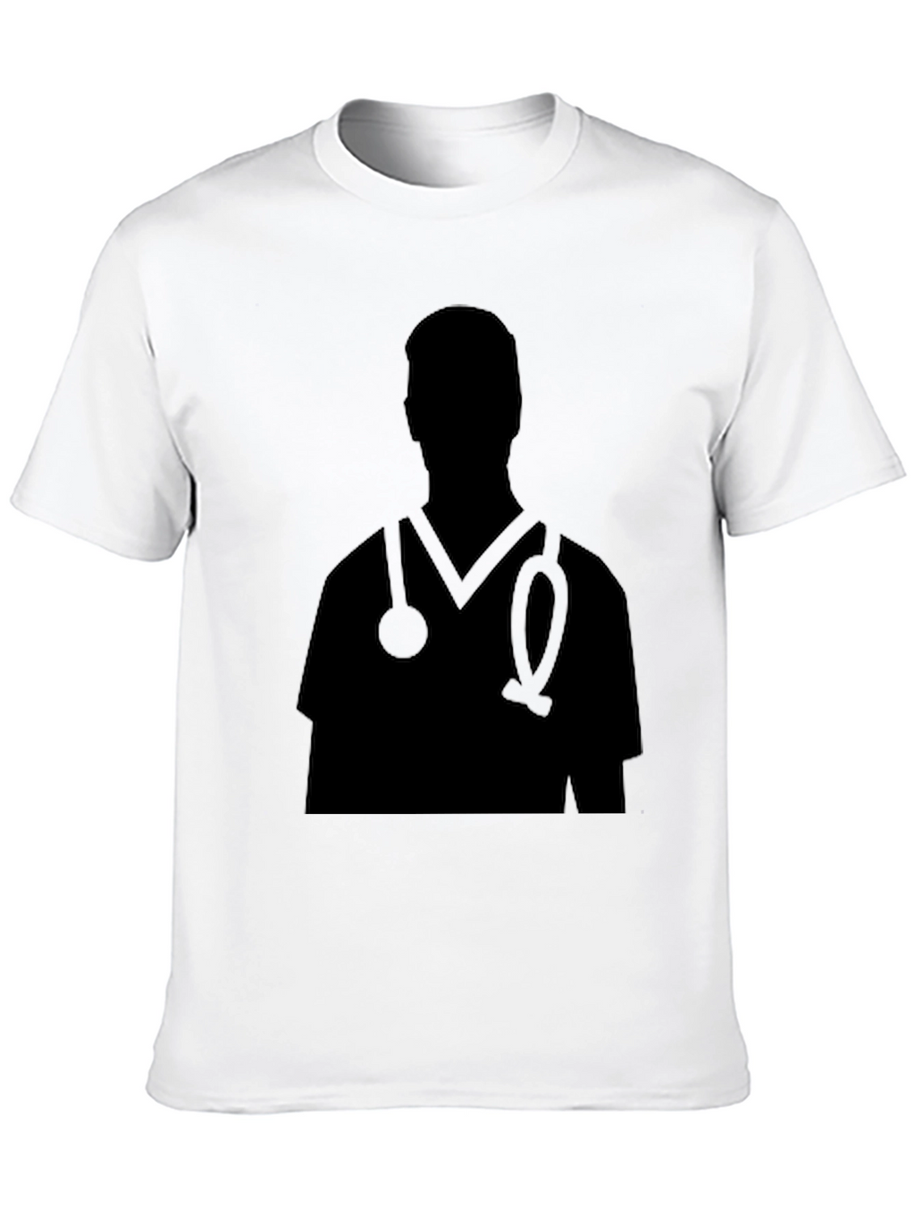 Doctor Silhouette Graphic Tee - Modern Style