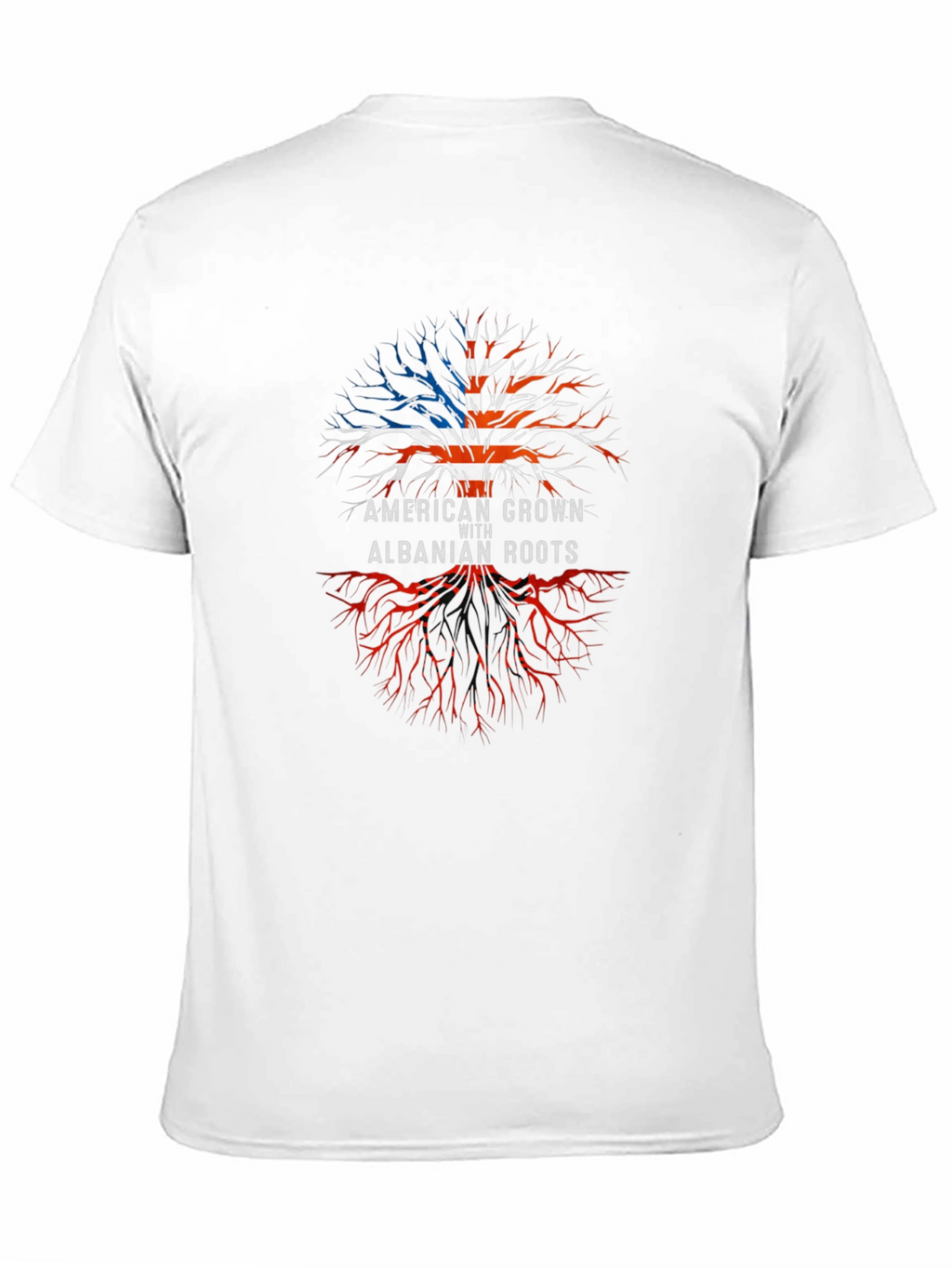 American Grown with Albanian Roots Graphic Tee