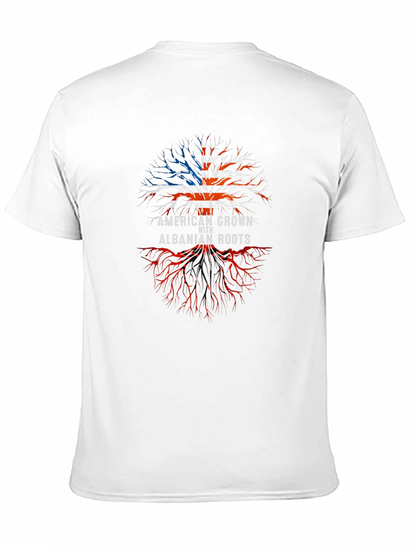 American Grown with Albanian Roots Graphic Tee