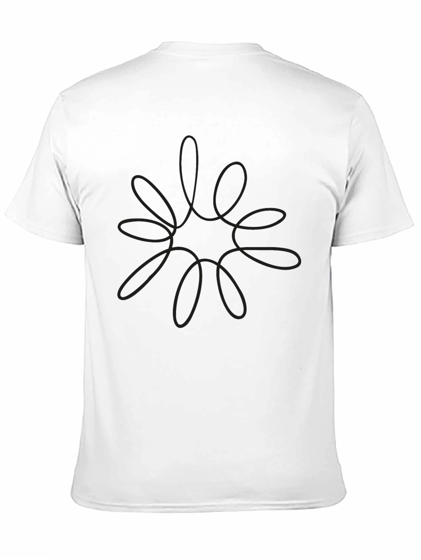Minimalist Graphic Print Black T-Shirt