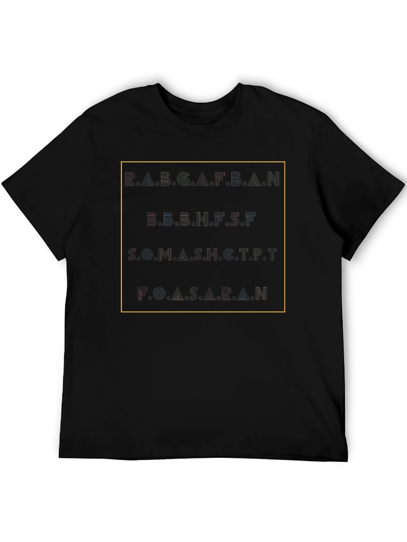 Abstract Alphabet T-Shirt