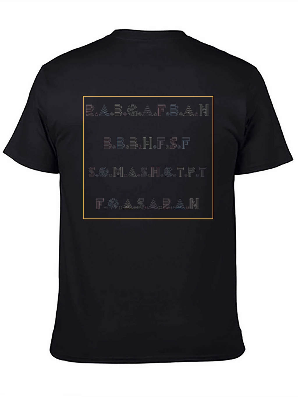 Abstract Alphabet T-Shirt