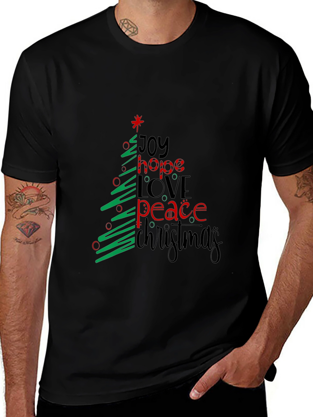 Christmas Joy Hope Love Peace T-Shirt