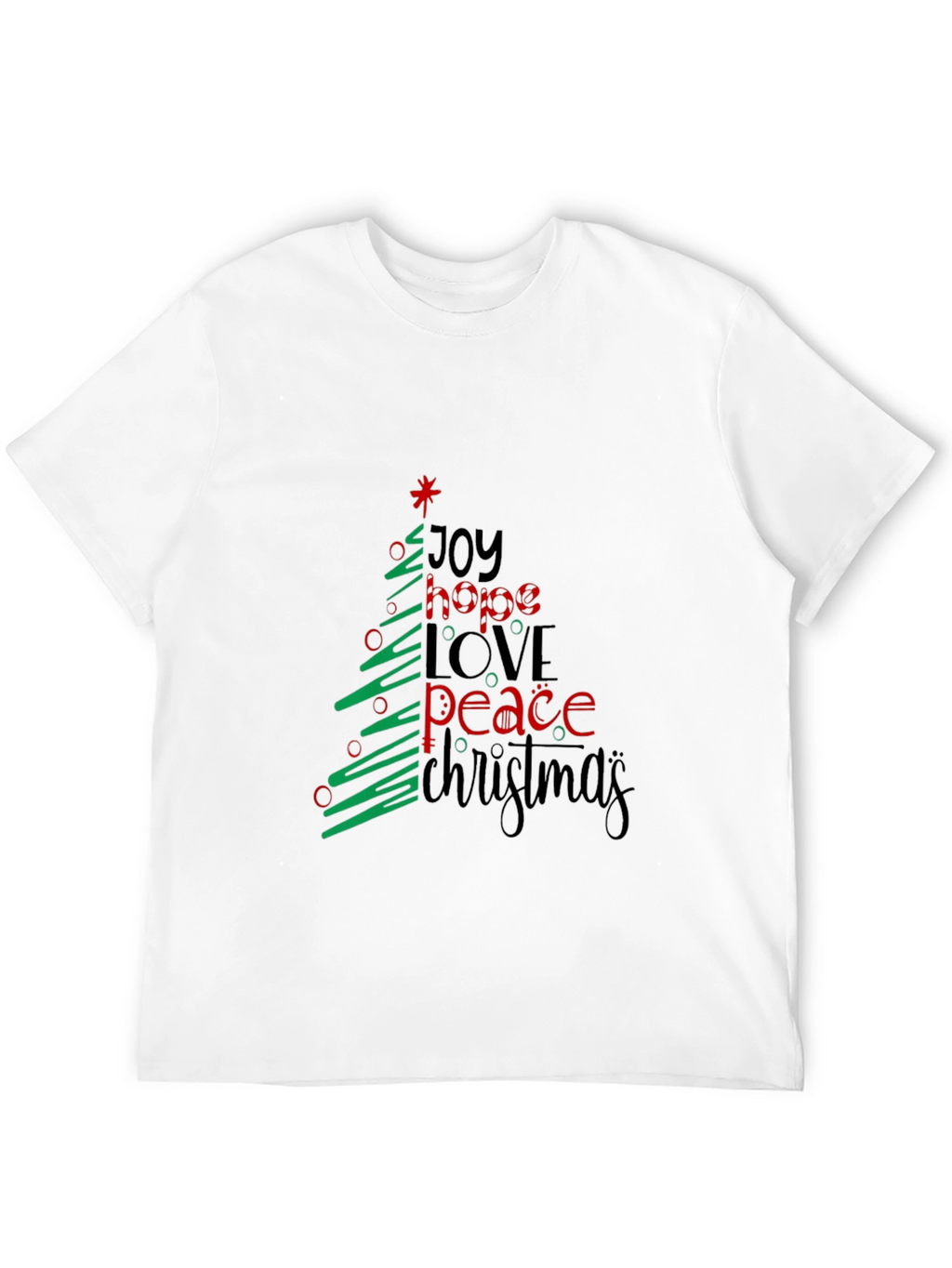 Christmas Joy Hope Love Peace T-Shirt
