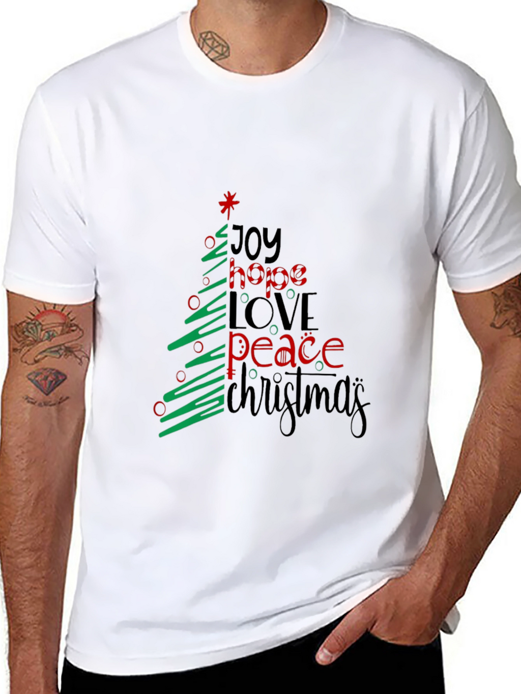 Christmas Joy Hope Love Peace T-Shirt