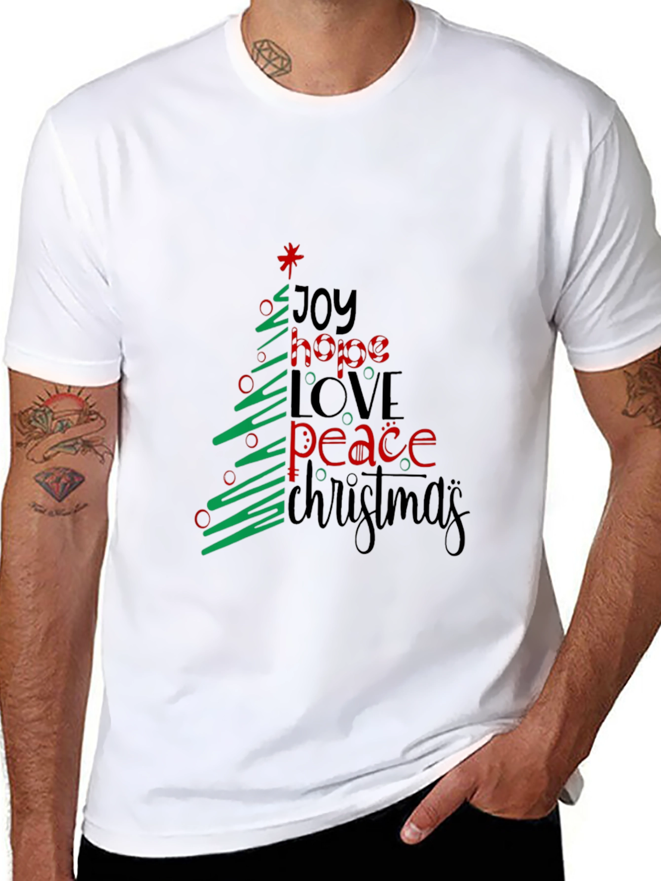 Christmas Joy Hope Love Peace T-Shirt