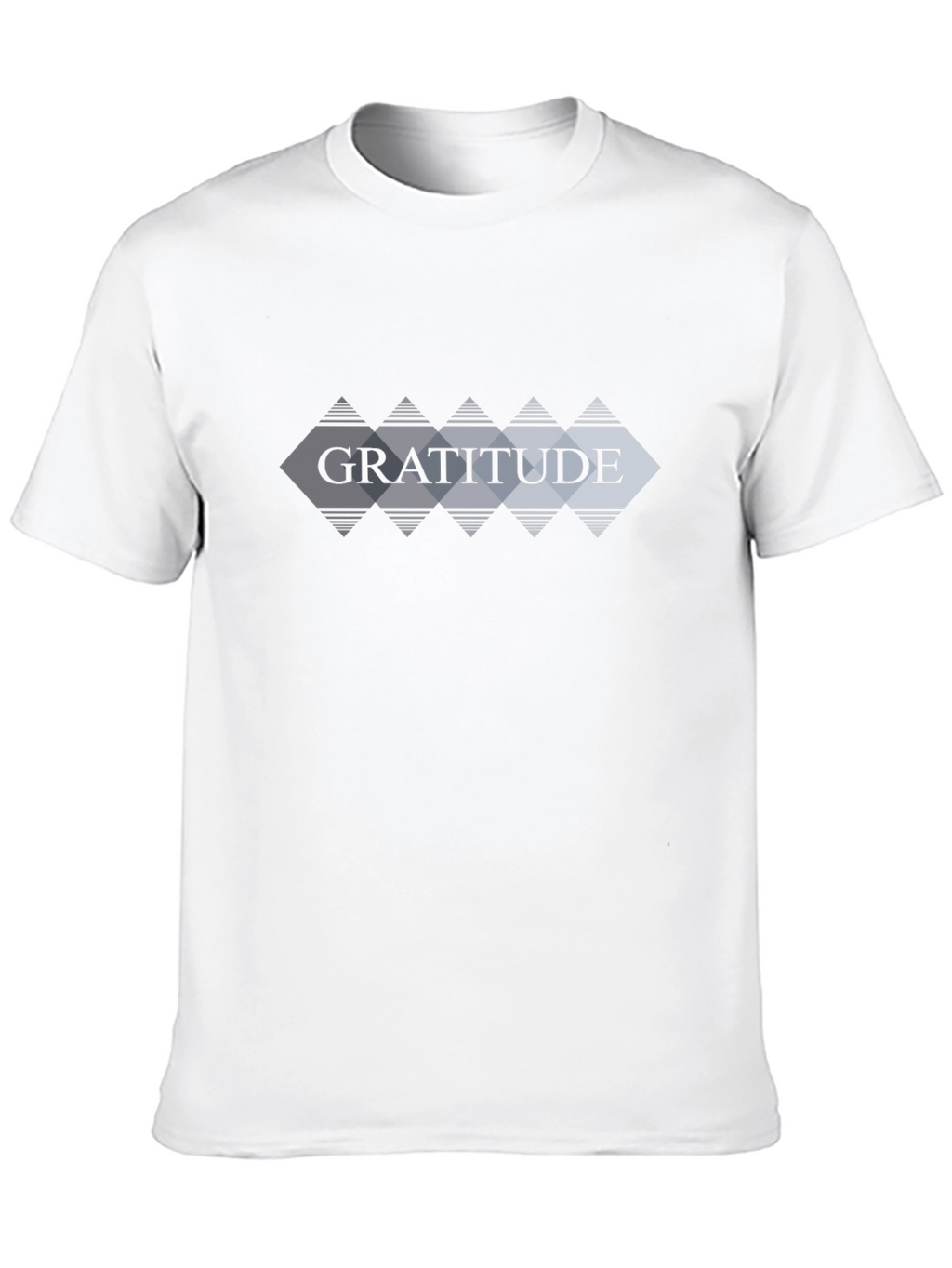 Gratitude Graphic T-Shirt - Mens Black Tee