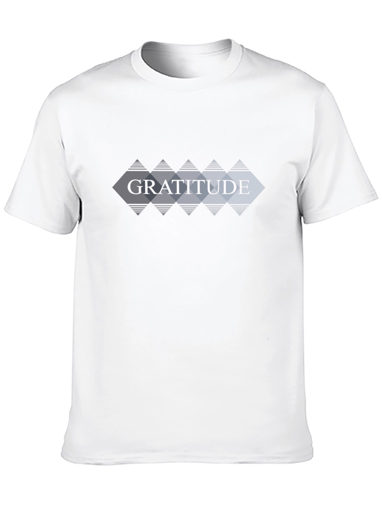 Gratitude Graphic T-Shirt - Mens Black Tee