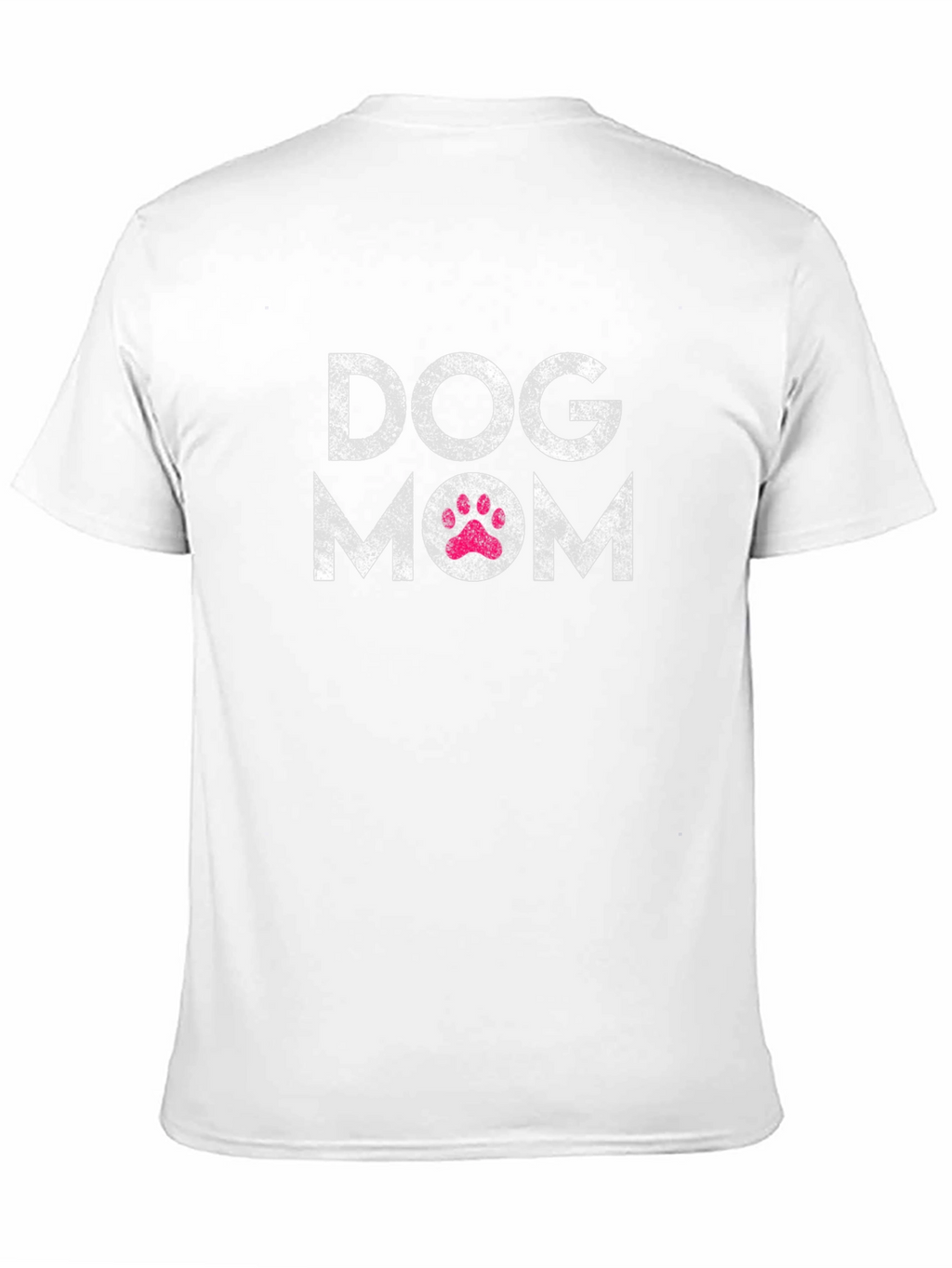 Dog Mom Graphic Tee - Black Cotton Blend Shirt
