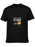 Artistic Graphic Tee - Draw Your Life