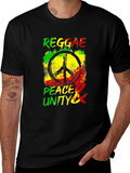 Reggae Peace & Unity Graphic T-Shirt