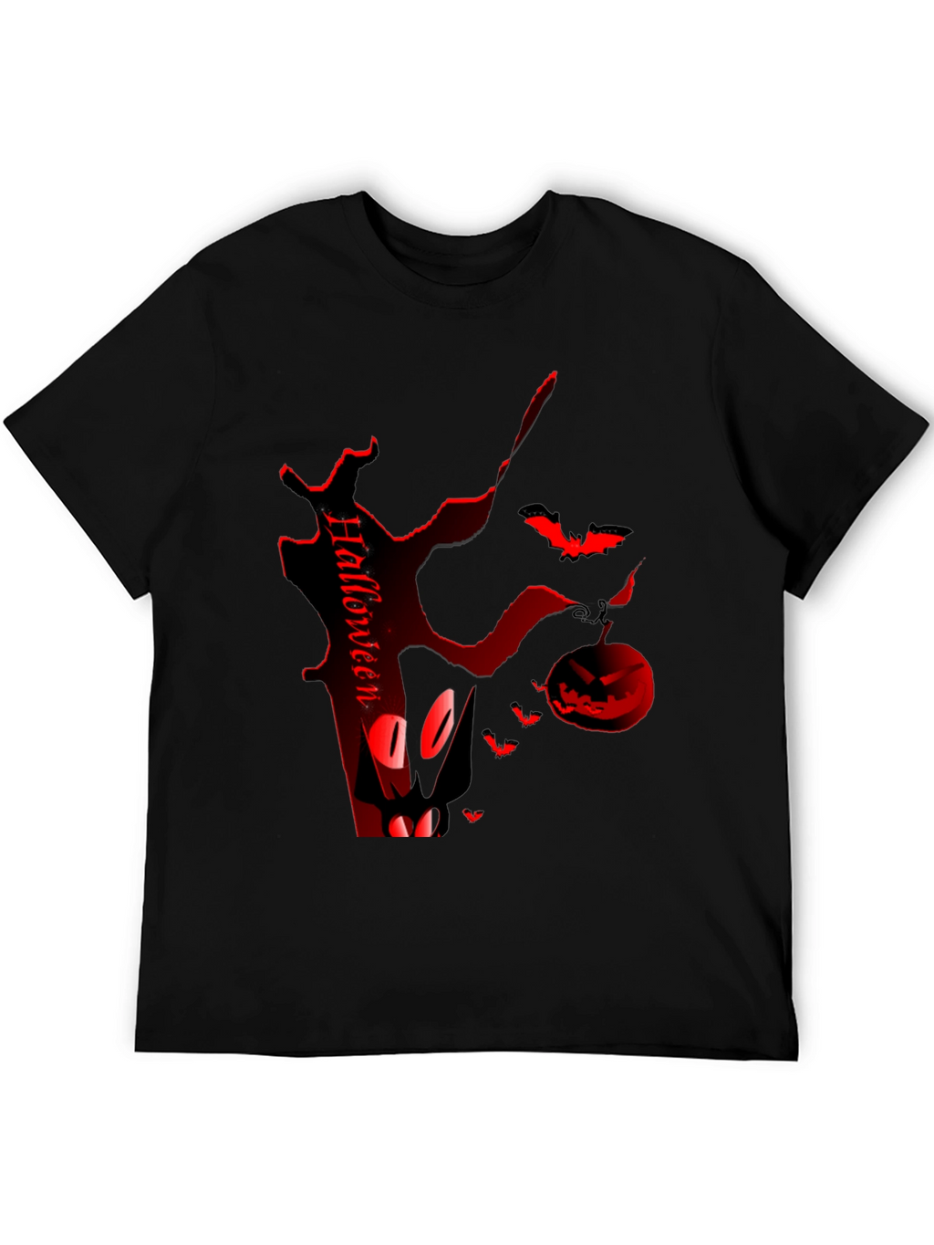 Halloween Themed Black T-Shirt