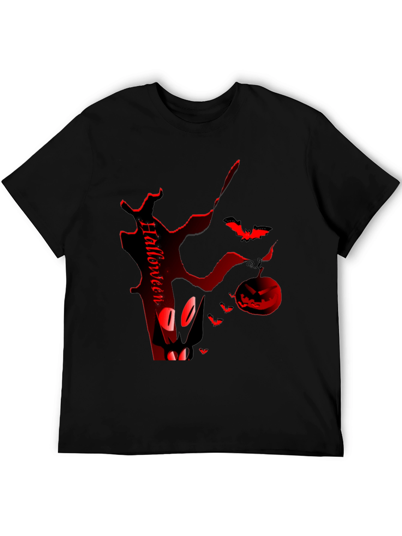 Halloween Themed Black T-Shirt