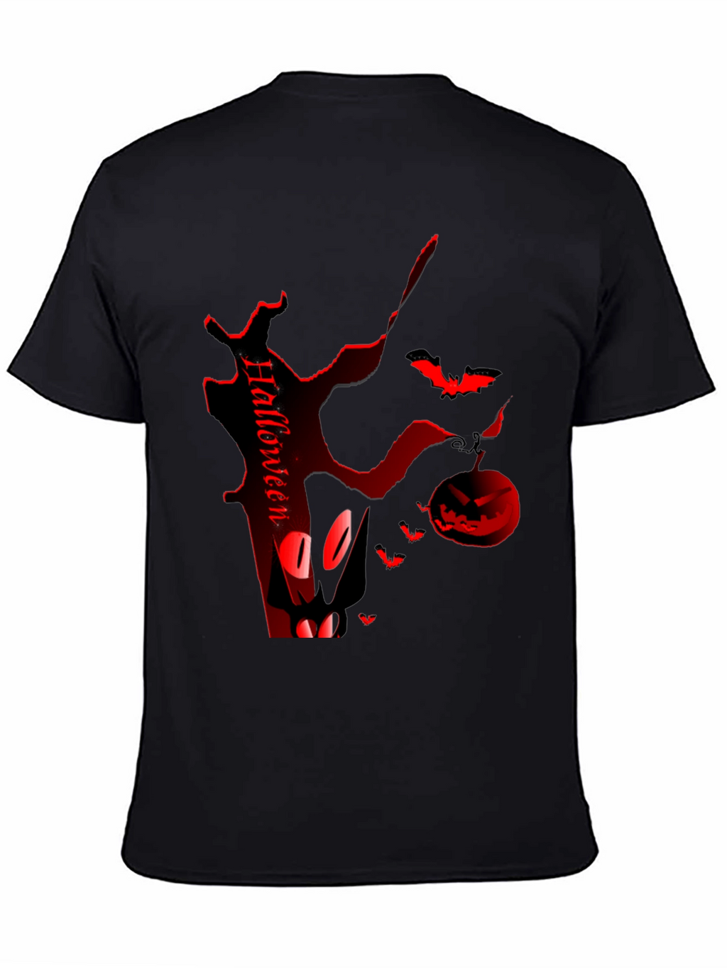 Halloween Themed Black T-Shirt