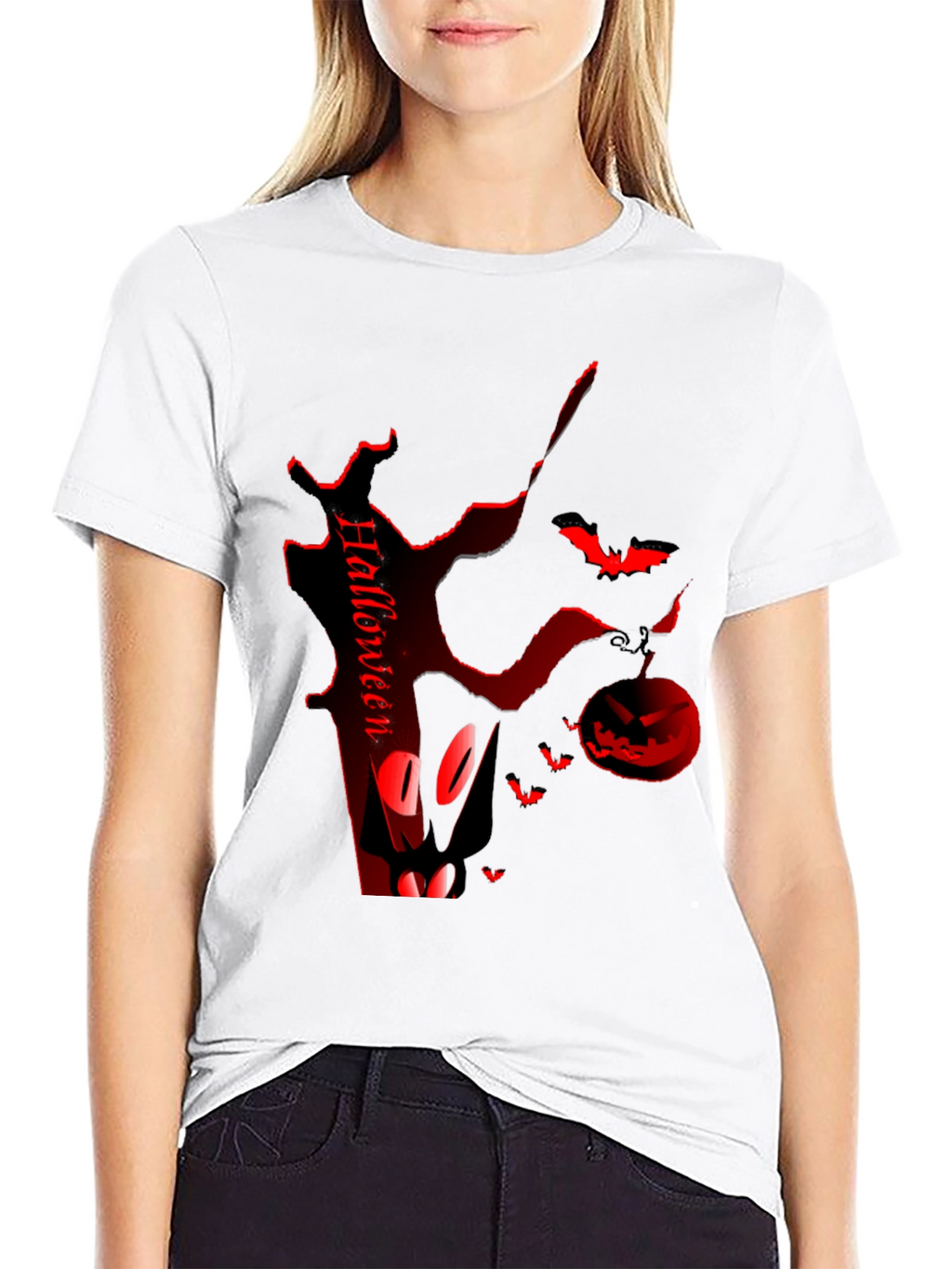 Halloween Themed Black T-Shirt