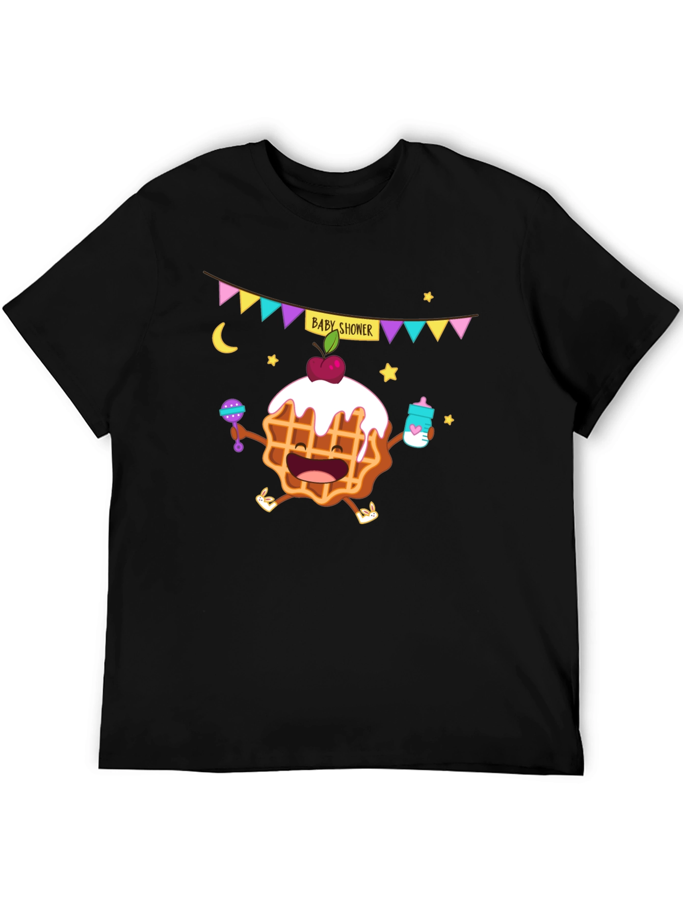 Baby Shower Waffle Graphic Tee