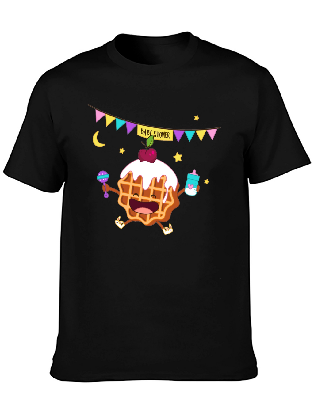 Baby Shower Waffle Graphic Tee
