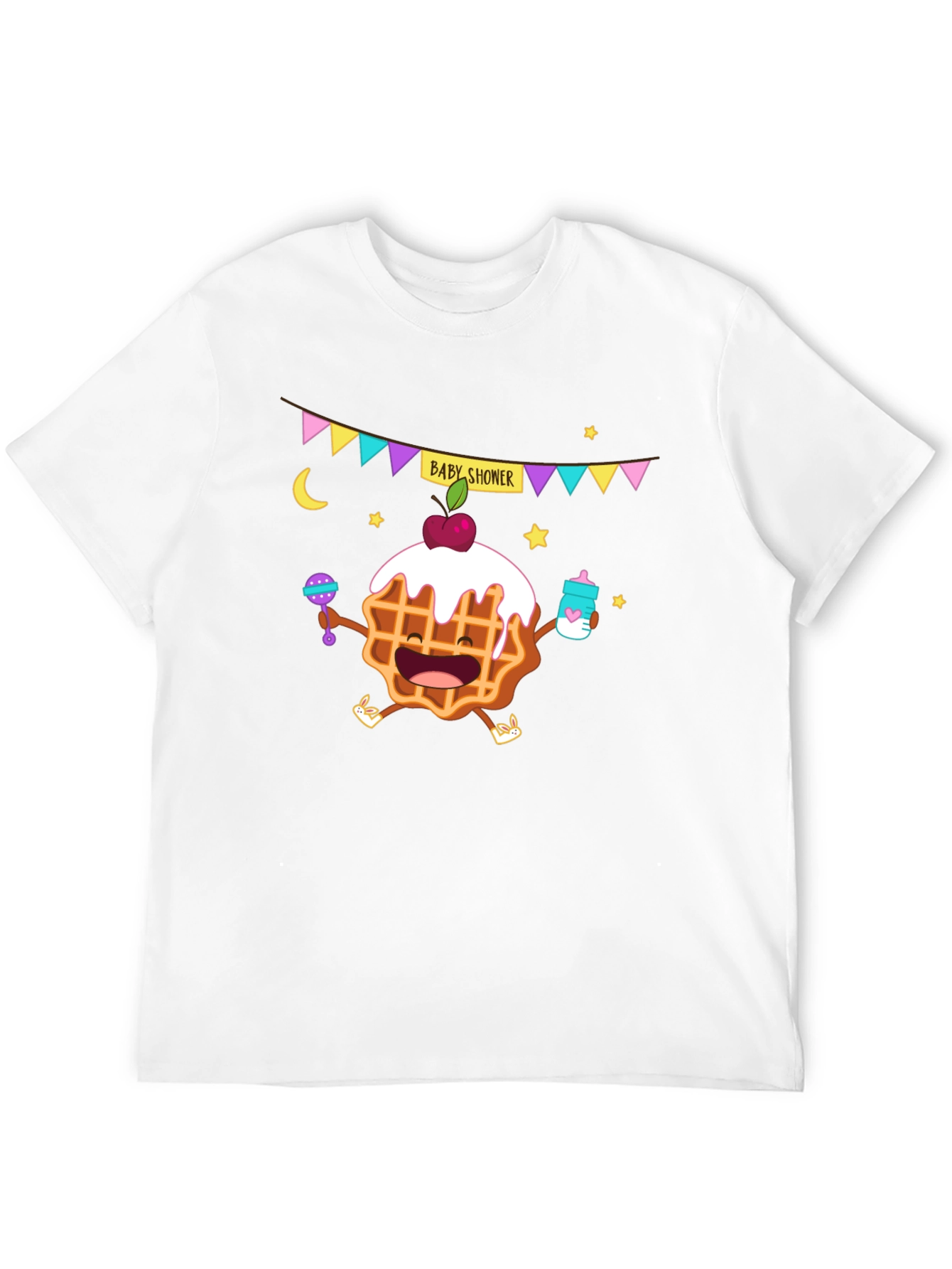 Baby Shower Waffle Graphic Tee