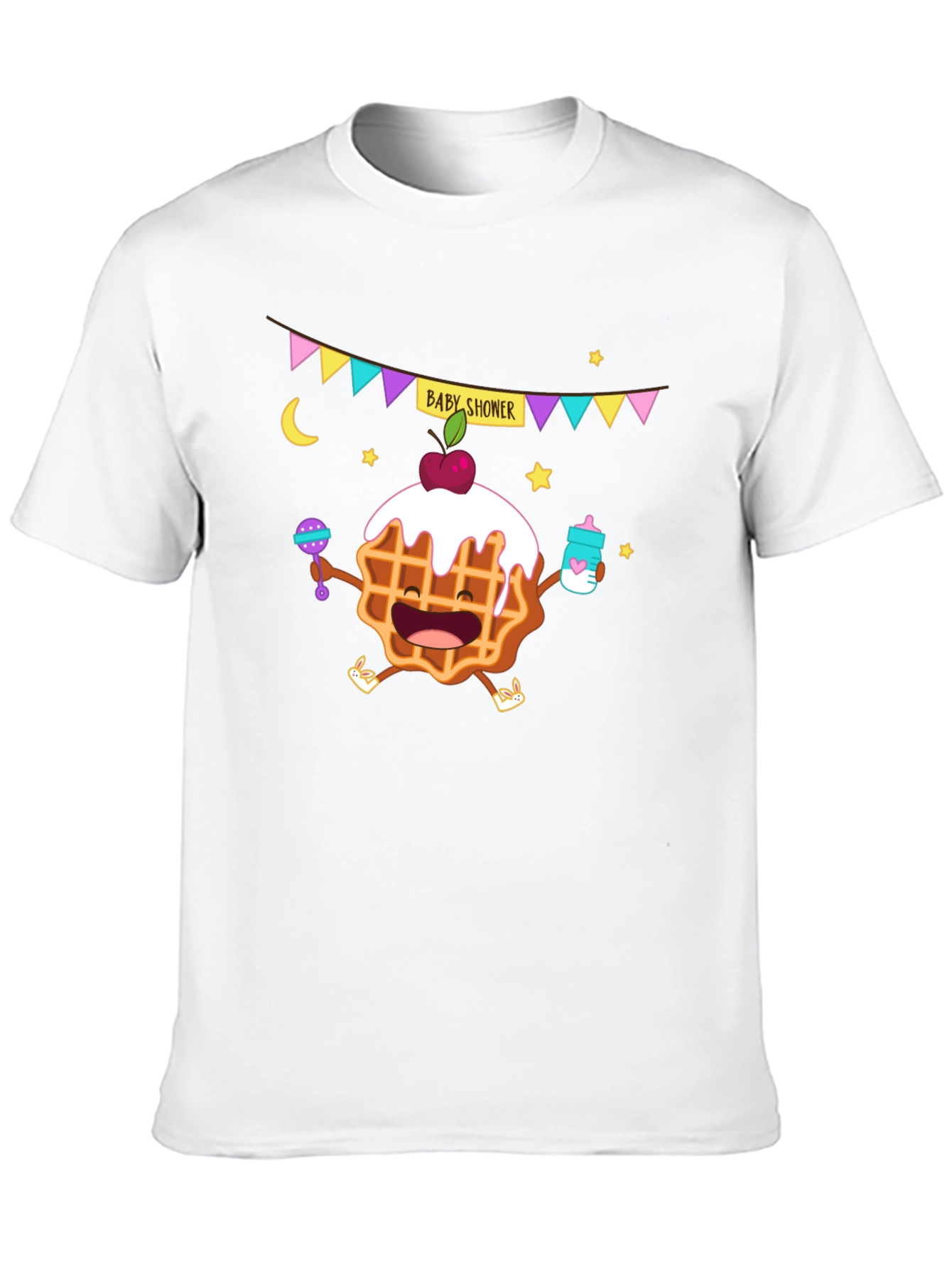 Baby Shower Waffle Graphic Tee